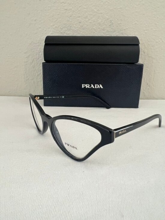 Brand New Authentic Prada Eyeglasses VPR 06X - F 1AB - 1O1 56mm Frame main image 6